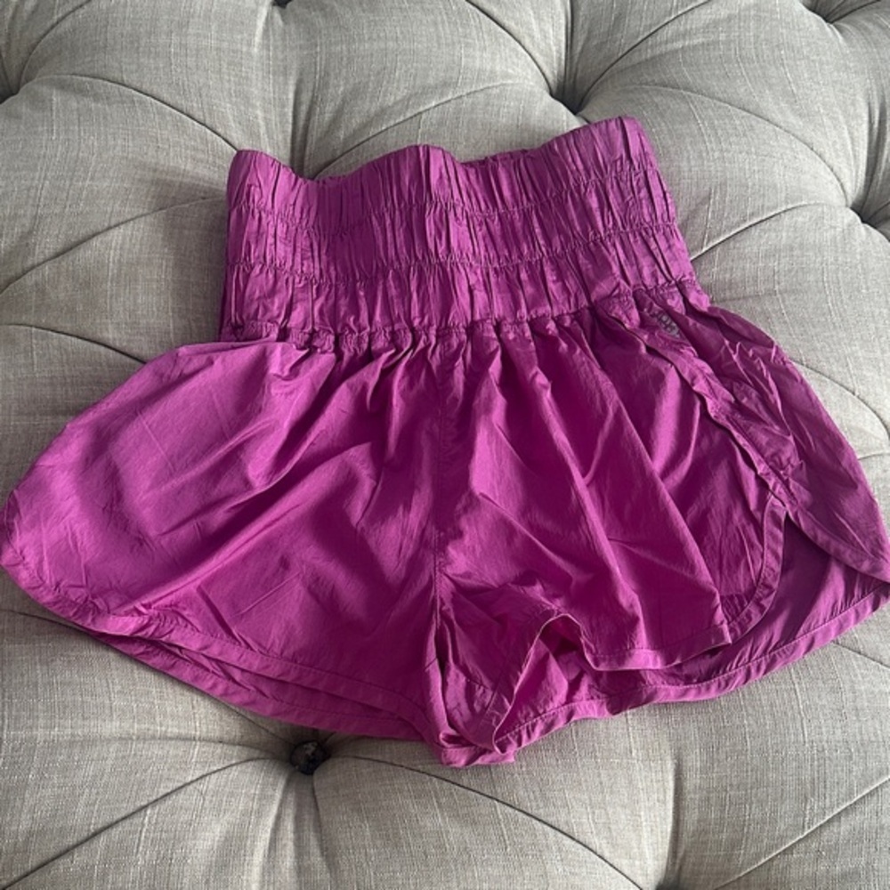 FP Movement by Free People Magenta High-Waisted Shorts